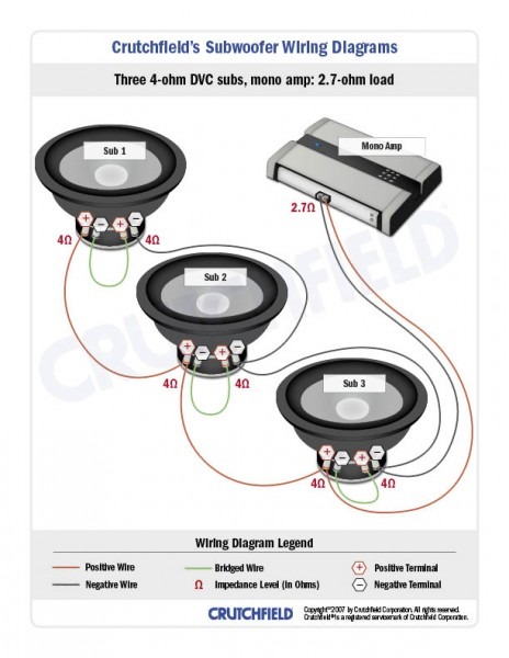 2 0 5 Ohm Subwoofer Wiring 2 0 5 Ohm Subwoofer Wiring