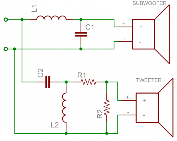 Subwoofer Wiring Diagram With Capacitor