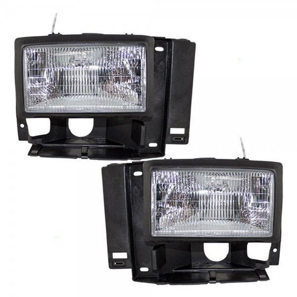 thumbnail image 2 of Evan-Fischer Headlight Kit For 1989-1994 Ford Ranger / 91-94 Explorer (4-Piece Clear Lens Halogen) 2 of 5