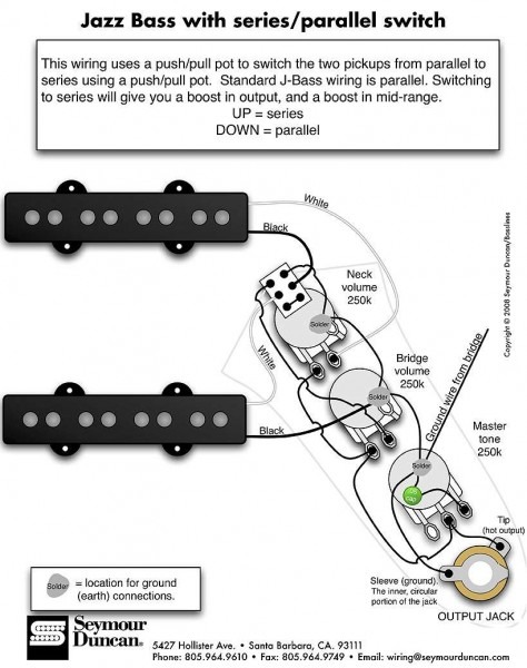 Fender Jazz Wiring Diagram