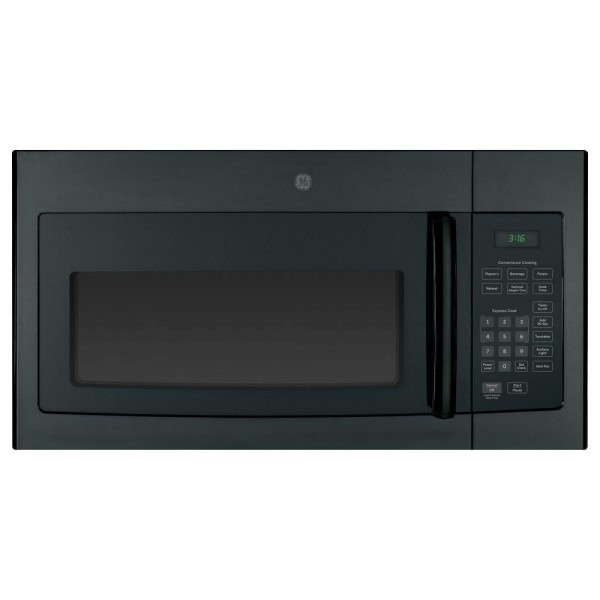 Ge 1 6 Cu Ft Over The Range Microwave Oven In Black Ge 1 6 Cu Ft Over The Range Microwave Oven In Black