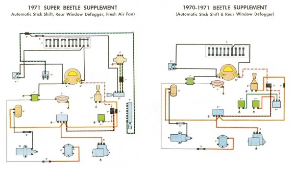 1970 Vw Beetle Wiring Diagram
