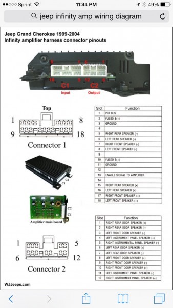 Chrysler Infinity Amp Wiring Diagram