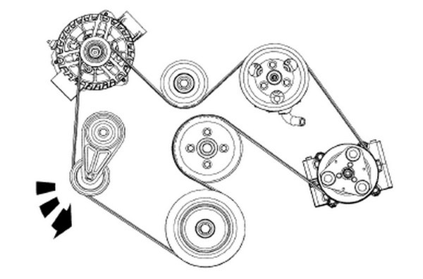 2002 Ford Taurus Belt Diagram