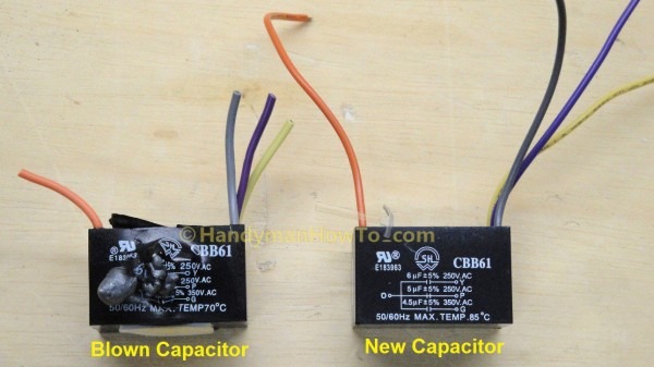 How To Replace A Ceiling Fan Motor Capacitor How To Replace A Ceiling Fan Motor Capacitor