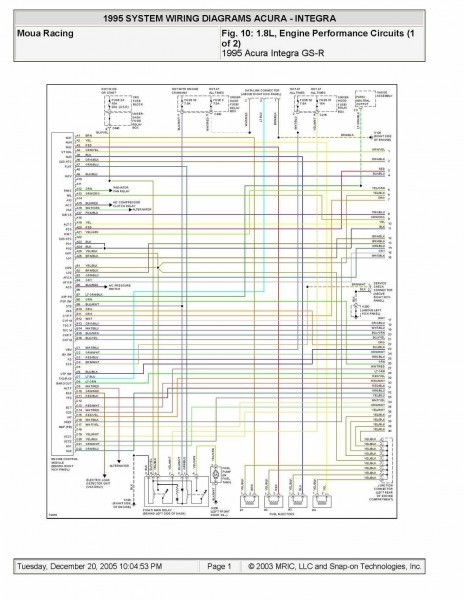 1995 Acura Integra Wiring Diagram