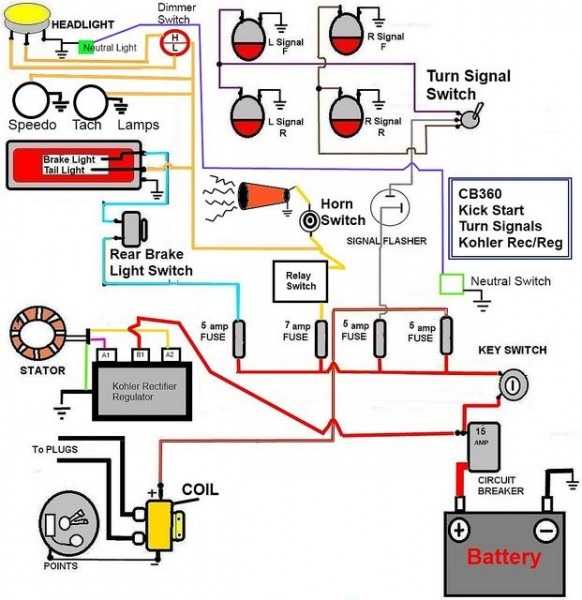 Honda Motorcycle Wiring Harness