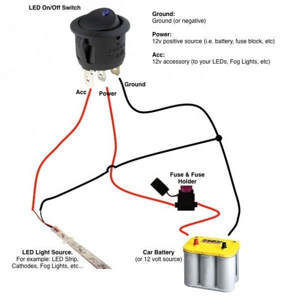 On Off Toggle Switch Wiring On Off Toggle Switch Wiring