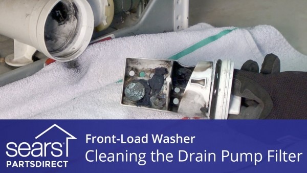 Cleaning The Drain Pump Filter On A Front Cleaning The Drain Pump Filter On A Front