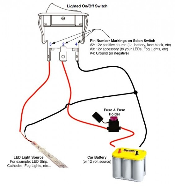 4 Wire Toggle Switch Diagram 4 Wire Toggle Switch Diagram