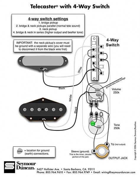 Three Cool Alternate Wiring Schemes For Telecaster® Three Cool Alternate Wiring Schemes For Telecaster®