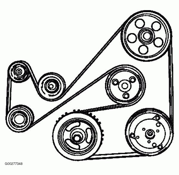 2000 Ford Focus Serpentine Belt Diagram