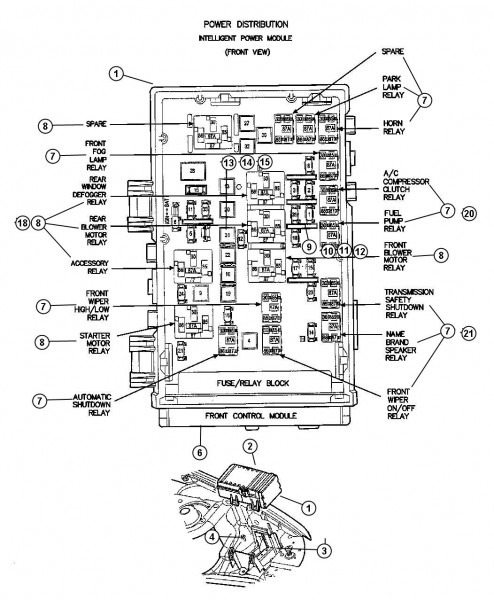 Dodge Nitro Tipm Totally Integrated Power Module Dodge Nitro Tipm Totally Integrated Power Module