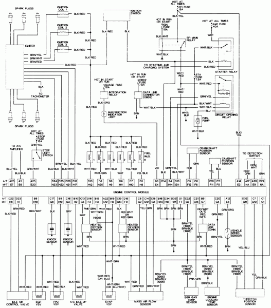 1996 Toyota 4runner Wiring Diagram