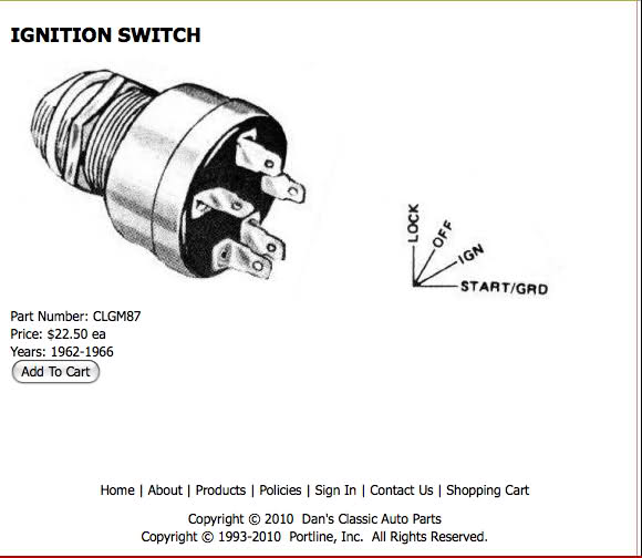 Chevrolet Ignition Switch Wiring Diagram