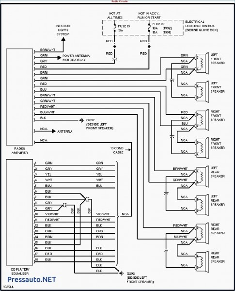 1998 Jeep Cherokee Stereo Wiring Diagram