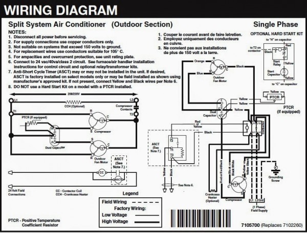 3 Phase Air Conditioner Wiring Diagram