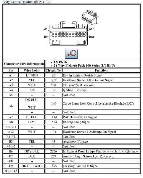 2003 Silverado Stereo Wiring Diagram