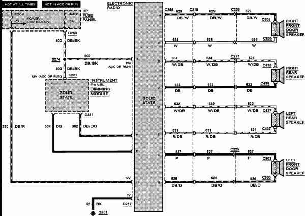 Ford Escort Radio Wiring Diagram