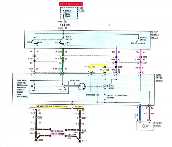 Wiper Motor Wiring Diagram Toyota