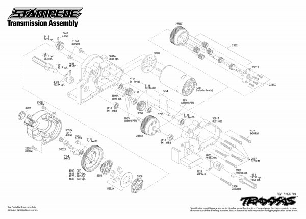 Traxxas Stampede 2wd Parts Diagram