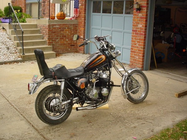 1976 Honda Cb750 Chopper Right Side 1976 Honda Cb750 Chopper Right Side