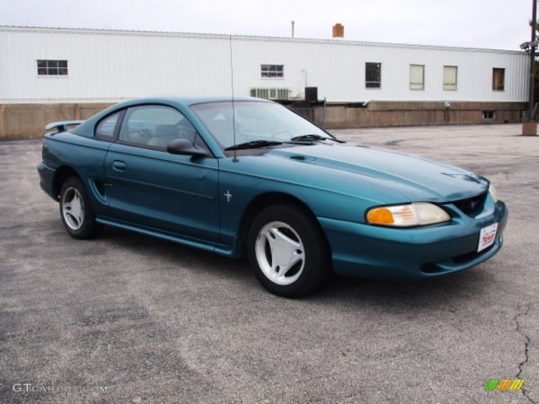 1996 Pacific Green Metallic Ford Mustang V6 Coupe 61344359 Photo 1996 Pacific Green Metallic Ford Mustang V6 Coupe 61344359 Photo