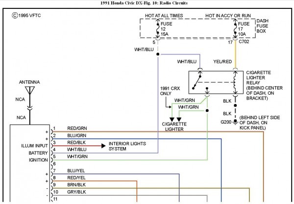 99 Civic O2 Sensor Wiring Diagram