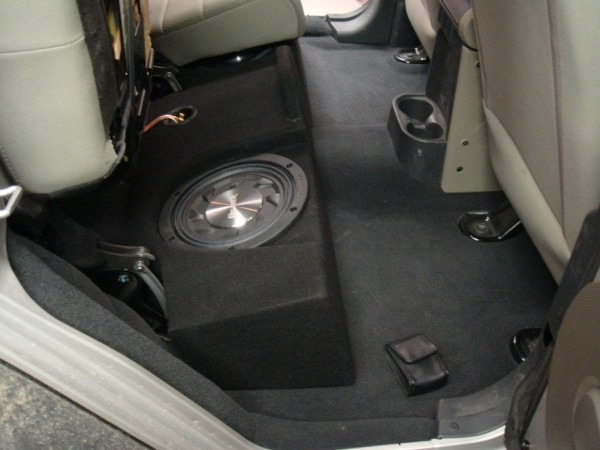 Jeep Wrangler 4 Door Subwoofer Enclosure Jeep Wrangler 4 Door Subwoofer Enclosure