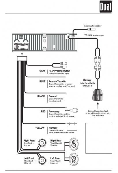 Dual Car Stereo Wiring Diagram