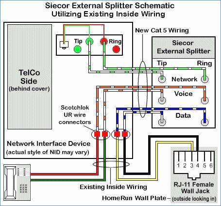 Adsl Central Splitter Wiring Diagram