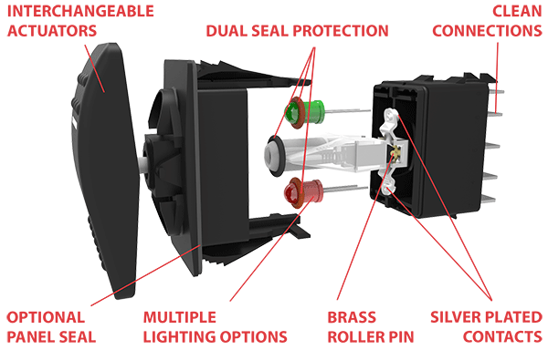 Carling Technologies Rocker Switch Wiring Diagram