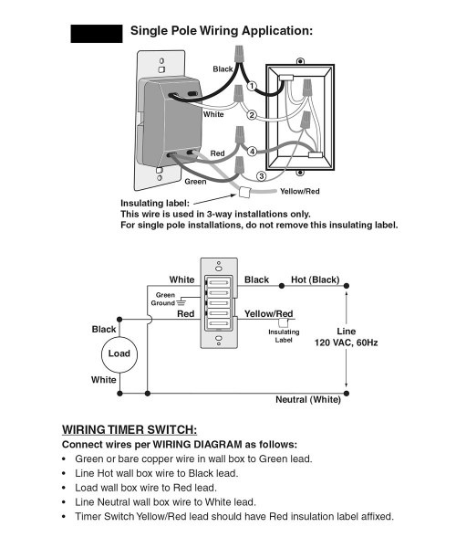 Single Pole Switch With Pilot Light Wiring Diagram H1