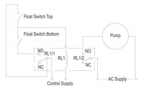 How To Create A Pump Control Circuit To Automatically Empty A Tank ...