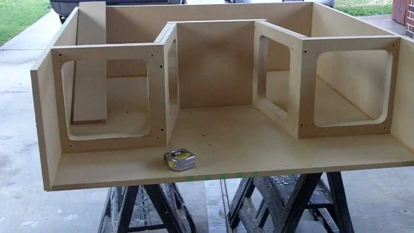Pearland Customz 4 Kicker L7 Blow Though Custom Subwoofer Box Pt Pearland Customz 4 Kicker L7 Blow Though Custom Subwoofer Box Pt