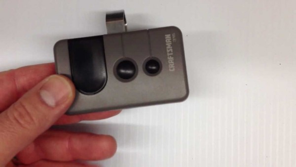 How To Program A Garage Door Remote & Change The Battery Craftsman How To Program A Garage Door Remote & Change The Battery Craftsman