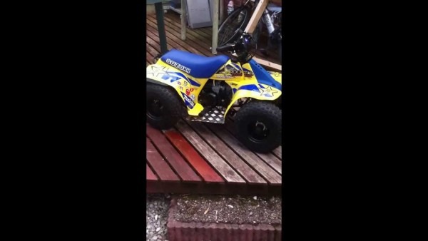 Suzuki Lt50 Lt 50 Running, Restored, Rockstar Energy Decals Suzuki Lt50 Lt 50 Running, Restored, Rockstar Energy Decals