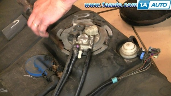 How To Install Replace Fuel Pump And Sending Unit Chevy Malibu 99