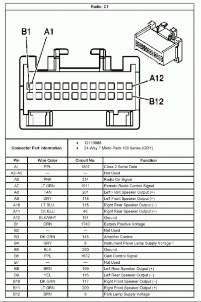 Pontiac G6 Radio Harness