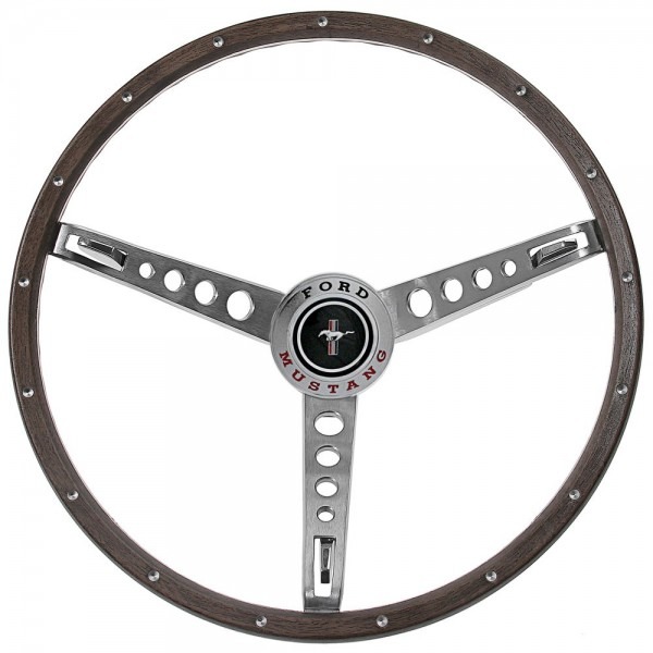 Mustang Woodgrain Steering Wheel Kit With Center Cap 1965 Mustang Woodgrain Steering Wheel Kit With Center Cap 1965