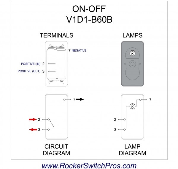 Cam Switch Wiring Diagram Also Carling Rocker Switch Wiring | Car