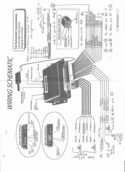 Avital Remote Start Wiring Diagram