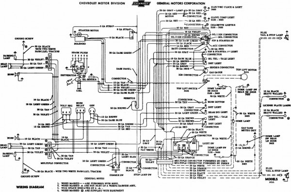 Headlight Switch Wiring Diagram Chevy Truck