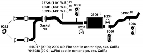 Chevrolet Silverado 1500 Exhaust Diagram From Best Value Auto Parts Chevrolet Silverado 1500 Exhaust Diagram From Best Value Auto Parts
