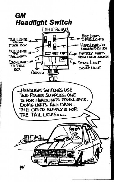 Light Switch Diagram Gm Light Switch Diagram Gm