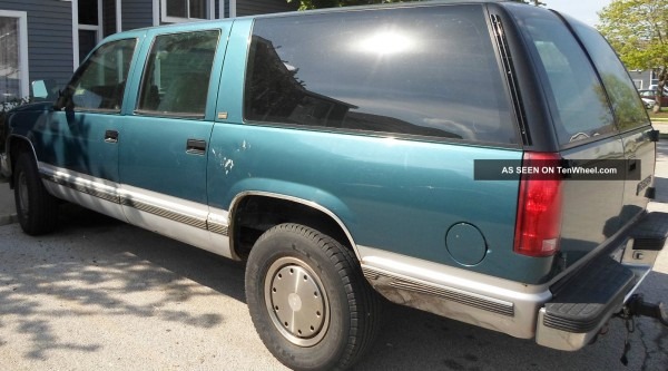 1993 93 Chevrolet K1500 Suburban 1500 4x4 4wd Tow Teal Green Truck 1993 93 Chevrolet K1500 Suburban 1500 4x4 4wd Tow Teal Green Truck