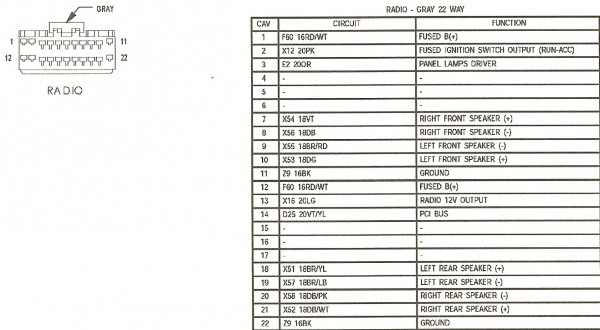 Harness For 1994 Lexus Radio Wiring Color Code Harness For 1994 Lexus Radio Wiring Color Code