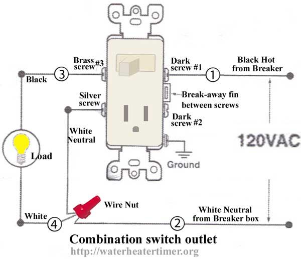 Combination Switch Receptacle Wiring Combination Switch Receptacle Wiring