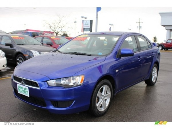 2008 Electric Blue Pearl Mitsubishi Lancer Es 60009655 2008 Electric Blue Pearl Mitsubishi Lancer Es 60009655