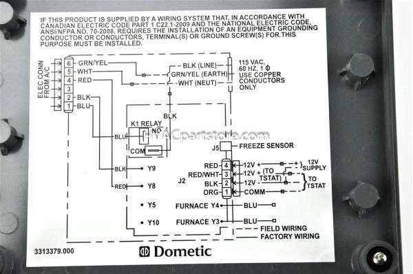 Dometic Air Conditioner Thermostat Wiring | Car Wiring Diagram